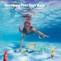 Juguete de Buceo,28pcs Juguetes de Buceo Conjunto para Niños,Incluir Anillos de Buceo,Torpedos Bandidos,Mochila con
