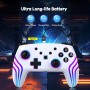 MYSTILUCK Mando Inalámbrico Pro para Switch/Switch 2/Lite/OLED/PC, Controller con Iluminación RGB Cambiante en 7