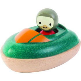 PlanToys- Lancha rápida, Juguete de baño (5667)