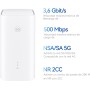 5G CPE 5s, H153, Router 5G con SIM, Wi-Fi 6 AX3000, 3.600 Mbps en DL/500 Mbps en UL, Antena de Alta Ganancia de 9 dBi, Puerto