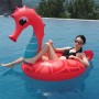 Flotadores Flotadores de Piscina con Forma de Caballito de mar Rojo, Anillo de natación, Decoraciones para Anillos de natación,