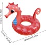 Flotadores Flotadores de Piscina con Forma de Caballito de mar Rojo, Anillo de natación, Decoraciones para Anillos de natación,