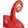 Flotadores Flotadores de Piscina con Forma de Caballito de mar Rojo, Anillo de natación, Decoraciones para Anillos de natación,