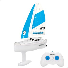 ColorBaby 49524 - Velero teledirigido de Juguete, CB Toys, Barco con Control Remoto, Juegos de Agua para niños, Juguetes