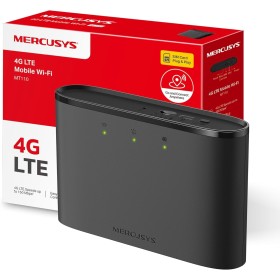 [2024 Neuvo] Mercusys MT110 - Router 4G móvil, 4G Mi-Fi LTE Cat 4 150 Mbps, Batería de 2100 mAh, Conexión hasta 10 Dispositivos,
