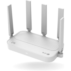 ZTE E1320 - Router WiFi Mesh, Wi-Fi 6, AX3000, 5 antenas, Wi-Fi Doble Banda 2.4 GHz/5 GHz, 3 puertos LAN Gigabit +1 puerto WAN,