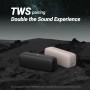 BOGASING G6 Altavoz Bluetooth Portátil, Altavoces Potente con Radiador Pasivo Extendido, Impermeable IPX6, 35 Horas, AUX, TF,