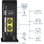 Strong 1200 Router Wi-Fi AC Dualband 300 Mbps 2.4 GHz y 867 Mbps 5 GHz, 4 5dBi Antenas, 4 Gigabit Puertos, USB 3.0, microSD,