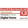 Strong 1200 Router Wi-Fi AC Dualband 300 Mbps 2.4 GHz y 867 Mbps 5 GHz, 4 5dBi Antenas, 4 Gigabit Puertos, USB 3.0, microSD,