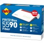 Fritz!Box 5590 Fiber Edición International, Router de Fibra óptica hasta 3,6 Gbps, Wi-Fi 6, Banda Dual, Mesh, 4X LAN Gigabit,