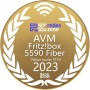 Fritz!Box 5590 Fiber Edición International, Router de Fibra óptica hasta 3,6 Gbps, Wi-Fi 6, Banda Dual, Mesh, 4X LAN Gigabit,