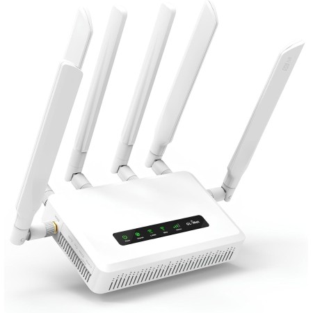 GL.iNet GL-X3000 (Spitz AX) 5G NR AX3000 Cellular Gateway Router, Wi-Fi 6, Multi-WAN, & Detachable Antennas, Dual-SIM, OpenVPN &