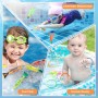Juguetes de Buceo, 11 Pcs Juguete Acuático para Piscina Juguetes para Nadar bajo el Agua Conjunto para Piscina Natación