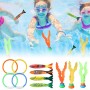Juguetes de Buceo, 11 Pcs Juguete Acuático para Piscina Juguetes para Nadar bajo el Agua Conjunto para Piscina Natación