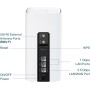 TP-Link Archer NX600 5G LTE Router WLAN, 5G Router Tarjeta SIM, AX3600 Dual Band Wi-Fi 6, 1 x Puerto 2,5G + 2 x Puertos 1G,