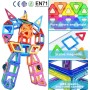 Construcciones Magneticas Niños 50 Pcs, Bloques Magneticos Educativos Juguetes de Construcción Magnéticos Juegos Magnéticos Stem