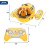 ColorBaby Submarino teledirigido, 5 km/h, 25 m, Rotación 360 Grados, con Luces y Spray Agua, 2.4 GHz, Mando Sumergible, Regalo