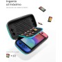 tomtoc Funda para Nintendo Switch 2 (2025), Estuche Delgado Case con 12 Cartuchos de Juego, Bolsa Viaje Transporte Portátil
