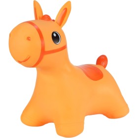 Tootiny, Juguete Hinchable para Saltar y Jugar para Niños Mayores de 1 año, Caballo Naranja, Bomba Incluida en Nuestra Caja