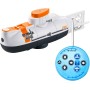 Submarino teledirigido para niños, juguete de barco RC de 6 canales, lancha rápida para piscina, estanque, piscina, bañera -
