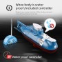 Submarino teledirigido para niños, juguete de barco RC de 6 canales, lancha rápida para piscina, estanque, piscina, bañera -
