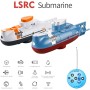 Submarino teledirigido para niños, juguete de barco RC de 6 canales, lancha rápida para piscina, estanque, piscina, bañera -