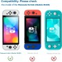 NEW'C 3 Piezas, Protector Pantalla para Nintendo Switch (modèle OLED), Cristal Templado Antiarañazos, Antihuellas, Sin Burbujas,