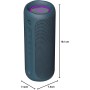 Vieta Pro Altavoz Bluetooth 5.3 Potente 25W, Resistente al Agua, 13H Batería, Micrófono, Aux-In, USB Tipo C, TWS, Compatible con