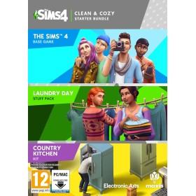 Electronic Arts Die Sims 4 Clean & Cosy Bundle PCWin | Code In A Box | Video Game | English
