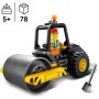 LEGO City Apisonadora de Juguete, Set Construcción de Vehículo, Maqueta de Camión Infantil con Minifigura de Obrero, Juego