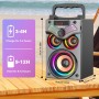 SUPNIU Altavoces Bluetooth, Altavoz Bluetooth inalámbrico portátil de 15 W para Fiestas en casa al Aire Libre con subwoofer,