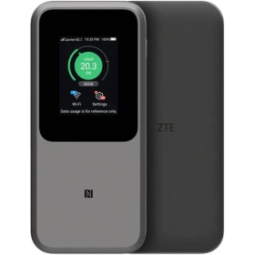 ZTE MU5120 – el Punto de Acceso WiFi 5G portátil más Potente, Enorme batería de 10000 mAh, Carga inversa de 18 W, NFC, Pantalla