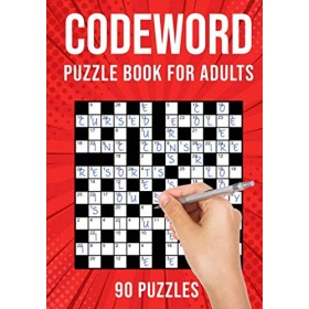 Codeword Puzzle Books for Adults: Code Breaker / Code Word Puzzlebook | 90 Puzzles (UK Version)