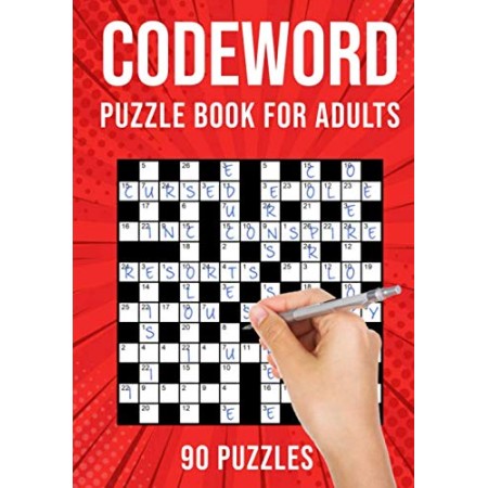 Codeword Puzzle Books for Adults: Code Breaker / Code Word Puzzlebook | 90 Puzzles (UK Version)