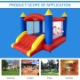 Castillo Hinchable con Ventilador, Adecuado para niños de 3 a 10 años, para Interiores, cumpleaños Infantiles (488 x 223 x 220