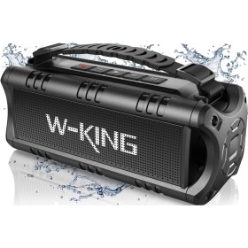 W-KING Altavoz Bluetooth Potente, 30W Altavoces portátil Impermeable Speaker Bluetooth Portatil Potente, 24H reproducción， NFC,