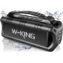 W-KING Altavoz Bluetooth Potente, 30W Altavoces portátil Impermeable Speaker Bluetooth Portatil Potente, 24H reproducción， NFC,