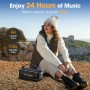 W-KING Altavoz Bluetooth Potente, 30W Altavoces portátil Impermeable Speaker Bluetooth Portatil Potente, 24H reproducción， NFC,