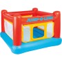Intex 48259NP - Castillo hinchable INTEX, 175x175x135 cm, suelo hinchable, Para 2 niños, Peso máximo 45 Kg, Color rojo, amarillo