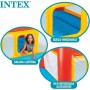 Intex 48259NP - Castillo hinchable INTEX, 175x175x135 cm, suelo hinchable, Para 2 niños, Peso máximo 45 Kg, Color rojo, amarillo