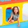 Intex 48259NP - Castillo hinchable INTEX, 175x175x135 cm, suelo hinchable, Para 2 niños, Peso máximo 45 Kg, Color rojo, amarillo