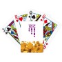 no/no Morse Code Care Dot-Line Representation Gold Playing Card Classic Game
