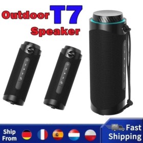Tronsmart-Altavoz Bluetooth T7 30W, Subwoofer resistente al agua IPX7 