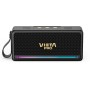 Vieta Pro Altavoz Portátil Bluetooth 5.3 Vintage con 10H de Batería, TWS, IPX7, USB y True Wireless. Altavoces Blancos