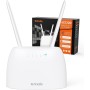 Tenda 4G07 - Router 4G LTE CAT4, Router para Tarjeta SIM AC1200, Doble Banda Wi-Fi (867 Mbps de 5GHz + 300 Mbps de 2.4GHz),