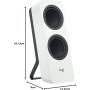 Logitech Z207 Sistema de Altavoce Bluetooth para PC, Sonido Estéreo, 10W de Pico, Entrada Audio 3.5 mm, Toma Auriculares,
