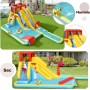 GOPLUS Castillo Hinchable para Niños, Hinchable Grande con Piscina, Pistola de Agua Tobogán Acuático, Adecuado de 3 a 10 Años,