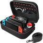 Deruitu Hestia Goods - Funda de Transporte para Nintendo Switch, portátil, para Viajes, con Forro Suave, para 18 Juegos, Color