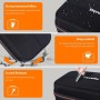 Deruitu Hestia Goods - Funda de Transporte para Nintendo Switch, portátil, para Viajes, con Forro Suave, para 18 Juegos, Color