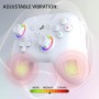 Subsonic – Mando para Nintendo Switch/Switch 2 - Mando Switch inalámbrico bluetooth con LED, vibración y giroscopio - Blanco